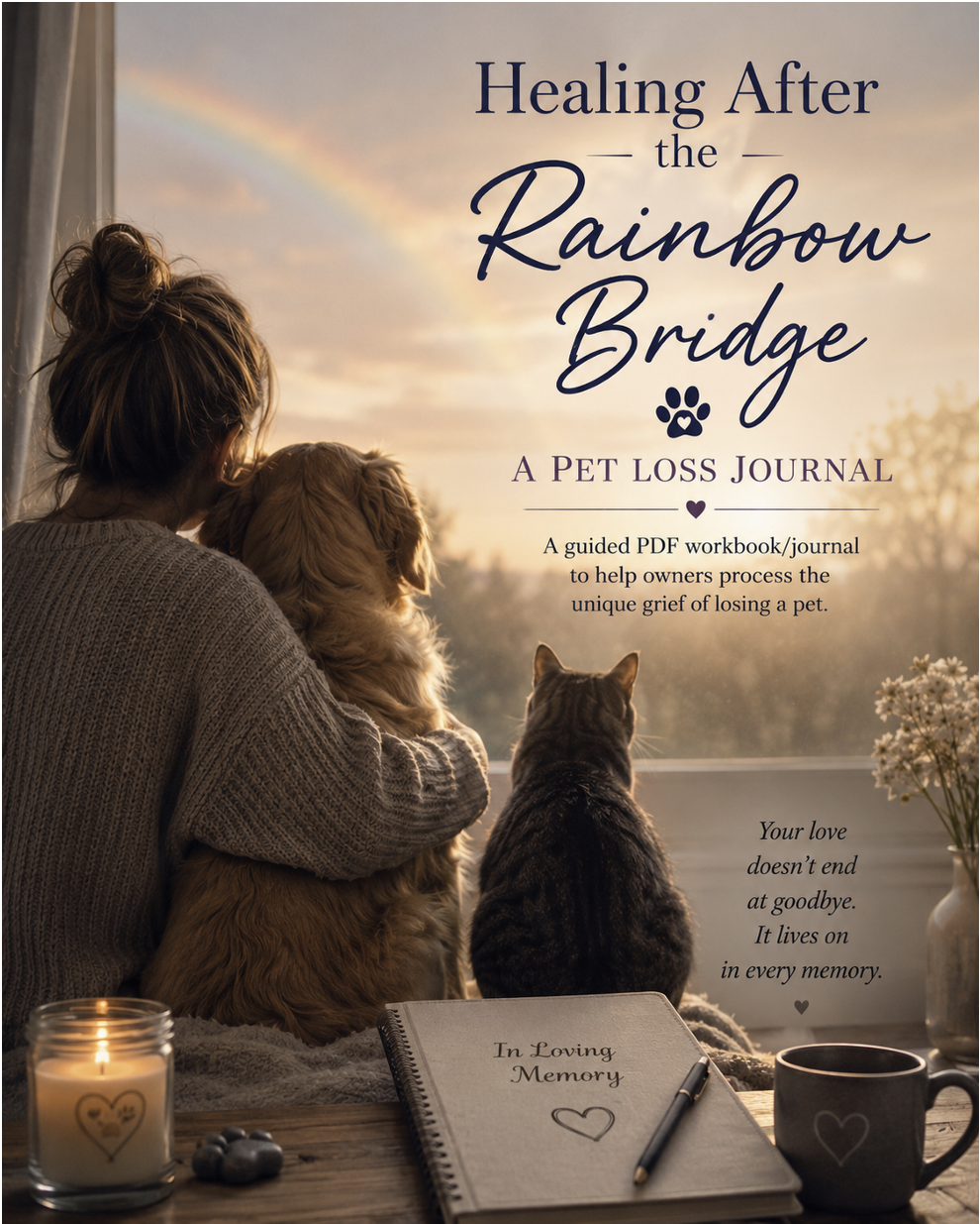 Healing After the Rainbow Bridge: A Pet Loss Journal